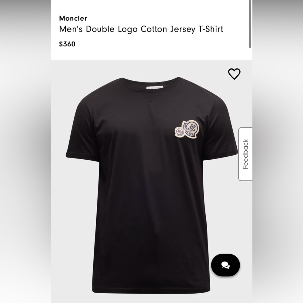 NWT Moncler Maglia tee